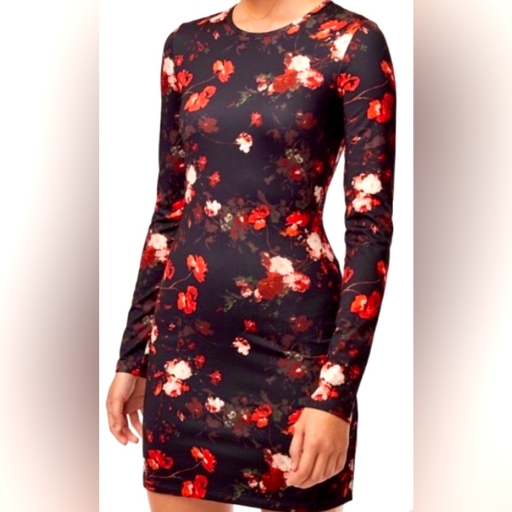 Wilfred floral bodycon dress